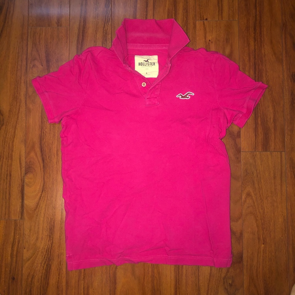 Large Kids Pink Hollister Polo